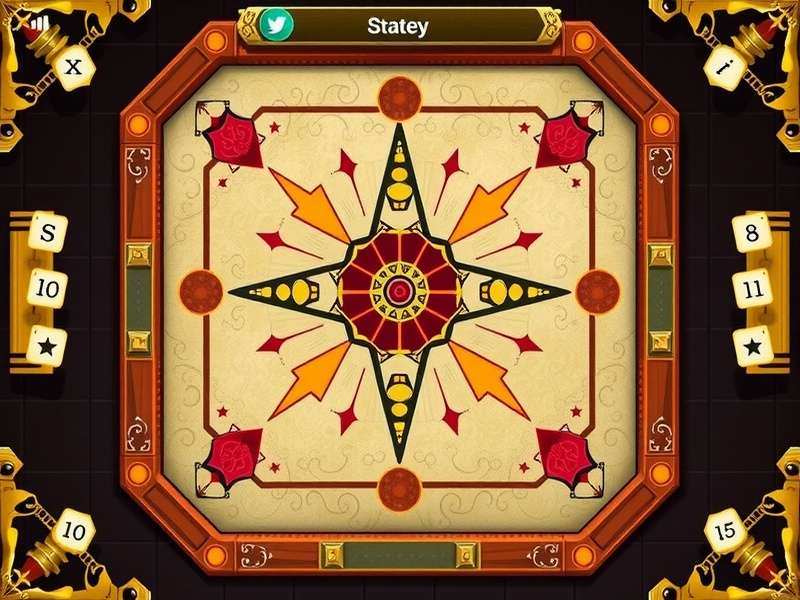 Carrom Strategy Diagram
